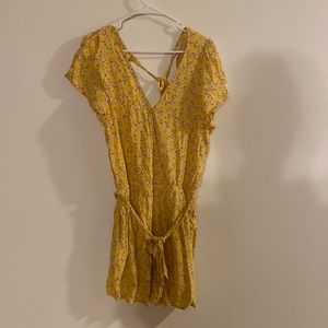 Yellow floral romper XL from American Eagle